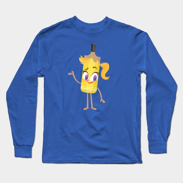 The Drawing Show - Penny Long Sleeve T-Shirt by mukpuddy